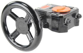 Редуктор четвертьоборотный Q-1500-S F12 под шток со шпонками (Q-1500-S), Pro-Gear