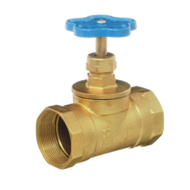 Клапан запорный муфтовый латунный 15Б3Р 1 1/2" ВВ DN40 PN16 (БАЗ.А50.40), БАЗ