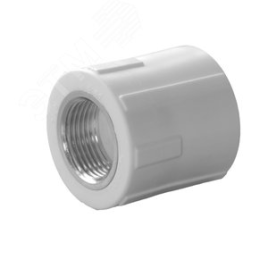 Муфта PP-R комбинированная 25х1/2" ВР (9100002512), Политэк