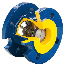 Клапан обратный пружинный фланцевый NVD 402 DN65 (065B7472), Danfoss