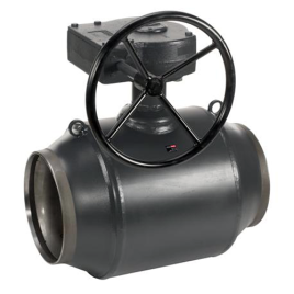 Кран шаровой приварной DN250 JIP Premium WW/G  ГОСТ PN25 ручной редукторный привод (065N0161G), Danfoss