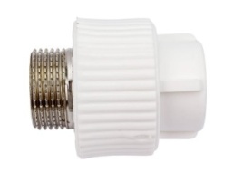 Муфта PP-R комбинированная 20х3/4" НР (PA23010P), Pro Aqua