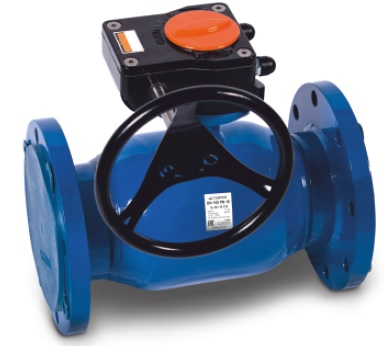 Кран шаровой фланцевый DN200 PN16 регулирующий с редуктором Q-800 (68320200), Temper фото 1