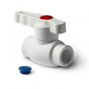 Кран шаровой PP-R DN20 латунный шар (PA40008), Pro Aqua фото 1