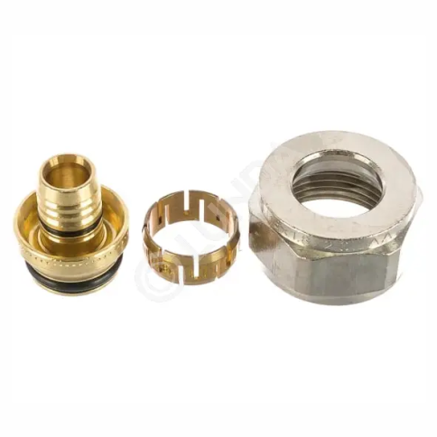 Адаптер зажимной Flex-X из покрытой латуни 20х2,0х3/4" ВР Евроконус (1045542), Uponor фото 1