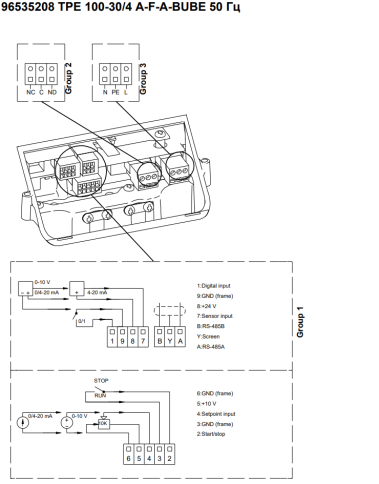 Насос циркуляционный TPE 100-30/4 1x230V (96535208), Grundfos фото 3