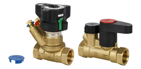 Клапаны балансировочный MSV-BD и запорный MSV-S DN32 комплект (003Z4154)(003Z4054), Danfoss фото 1